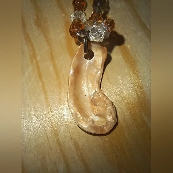 Abstract Handmade Necklace - Seashell Collection - Picture 7 of 9